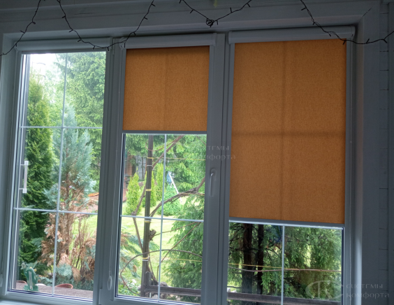 Портфолио Ролл шторы на пластиковые окна
