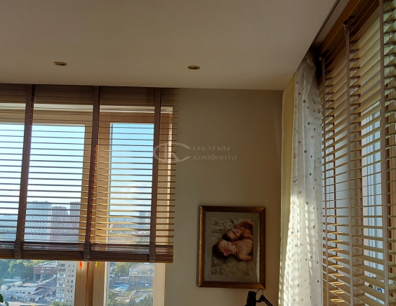 Бамбуковые жалюзи в комнату