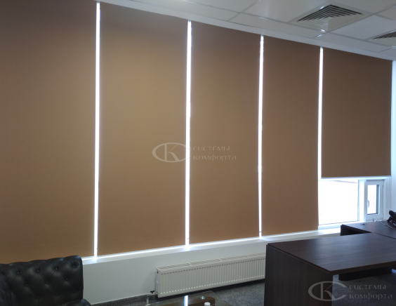 Портфолио Ролл шторы на пластиковые окна