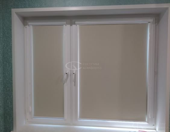 Портфолио Ролл шторы на пластиковые окна