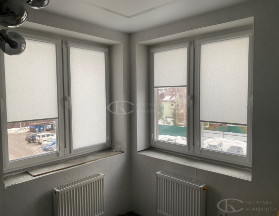 Портфолио Ролл шторы на пластиковые окна