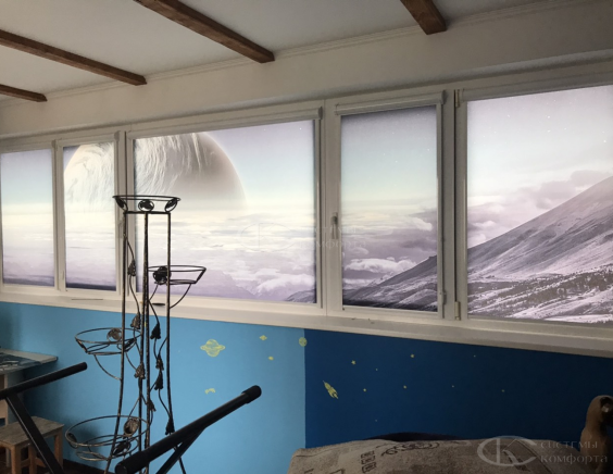 Портфолио Ролл шторы на пластиковые окна