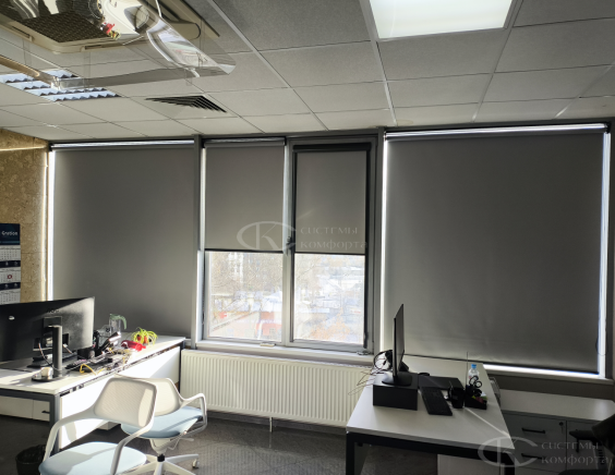 Портфолио Ролл шторы на пластиковые окна