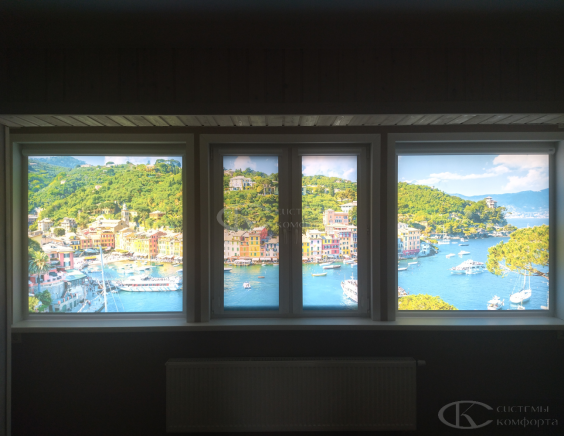 Портфолио Ролл шторы на пластиковые окна