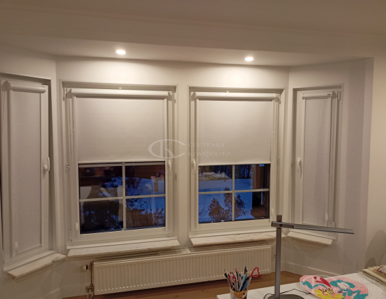 Портфолио Ролл шторы на пластиковые окна