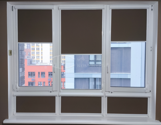 Портфолио Ролл шторы на пластиковые окна