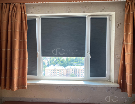 Портфолио Ролл шторы на пластиковые окна
