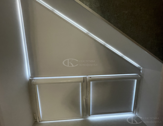 Портфолио Ролл шторы на пластиковые окна