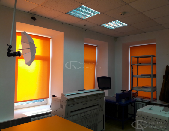 Портфолио Ролл шторы на пластиковые окна