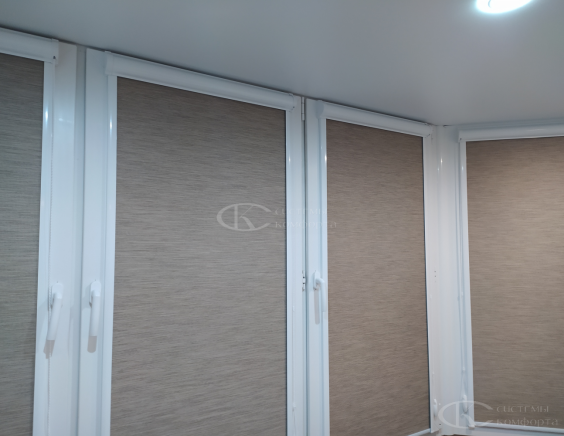 Портфолио Ролл шторы на пластиковые окна