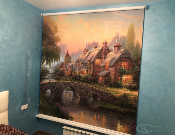 Портфолио Ролл шторы на пластиковые окна